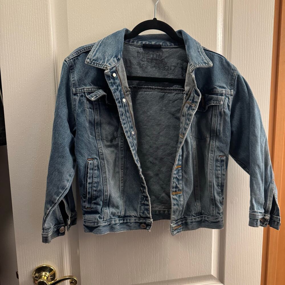 Vintage Faded Glory Boys Denim Jacket Size 8/10